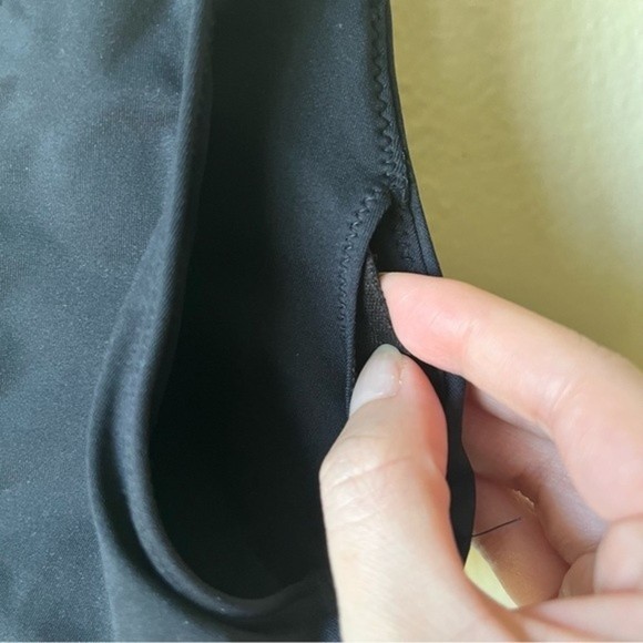 NWT Everlane Tie-Front Bikini Top Black Small - Picture 8 of 9